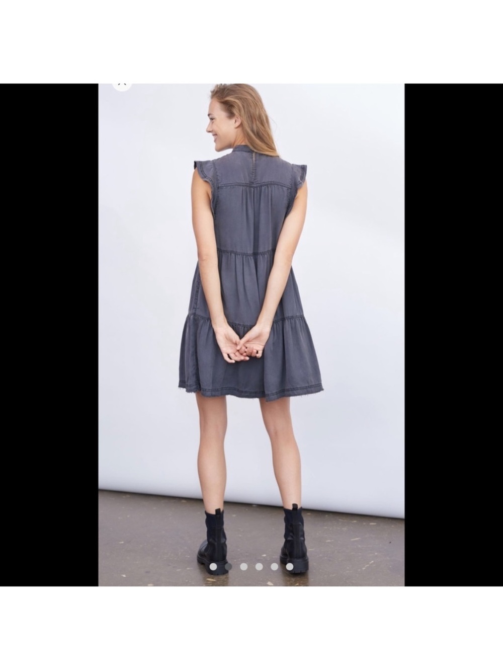 Anthropologie Jenee Tiered Tunic Dress - Picture 2 of 4